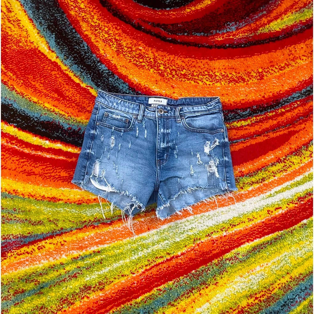 Distressed Pistola Women’s Shorts
